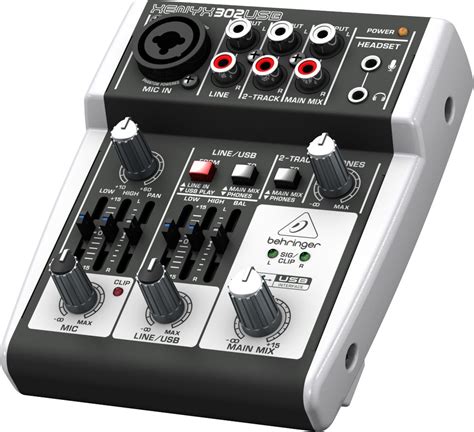 Микшер Behringer XENYX 302USB