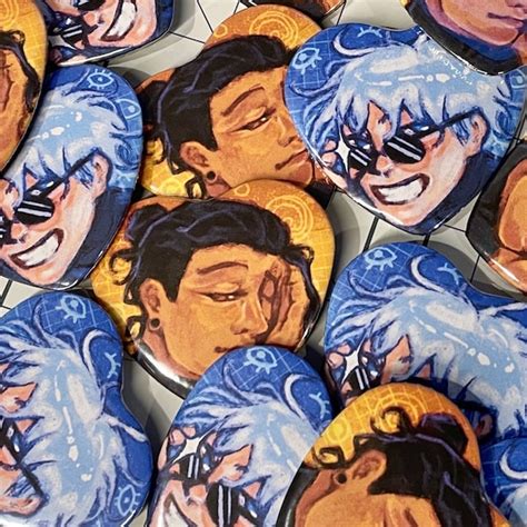 Satoru Gojo Buttons Etsy