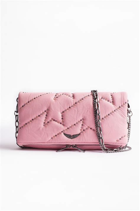 Pochette Rock Zv Rose Femme Zadig Voltaire En Coloris Rose