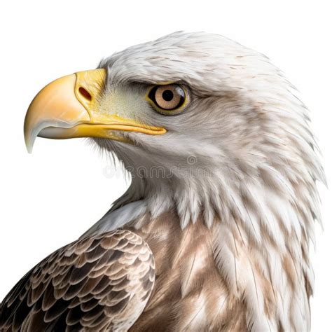 Bald Eagle Head Digitally Enhanced National Geographic Style Photo