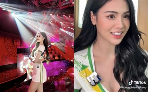 Clip zoom cận cảnh nhan sắc của hot girl mặc áo Brazil ở Nóng cùng World Cup gây sốt CĐM