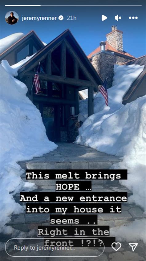 Jeremy Renner Reveals What ‘Brings Hope’ To Him Amid Recovery From