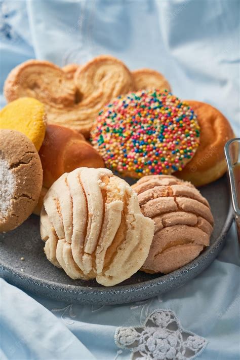 Pan Dulce Surtido De Panadería Tradicional Mexicana Pan Dulce Foto