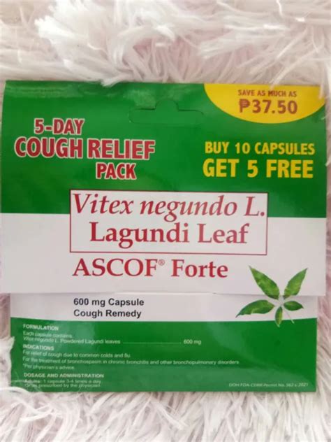 Ascof Forte 600mg Plus Free 5 Lazada Ph