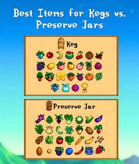 Stardew valley jars vs kegs – Artofit