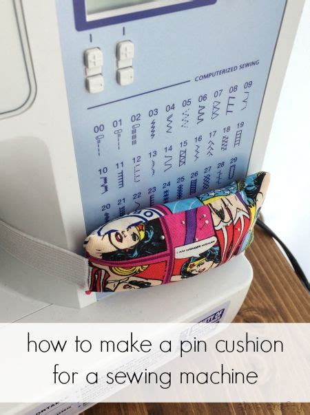 She S Crafty How To Make A Pin Cushion For A Sewing Machine