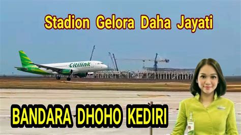 LANDING PERDANA BANDARA DHOHO KEDIRI DHOHO INTERNATIONAL AIRPORT