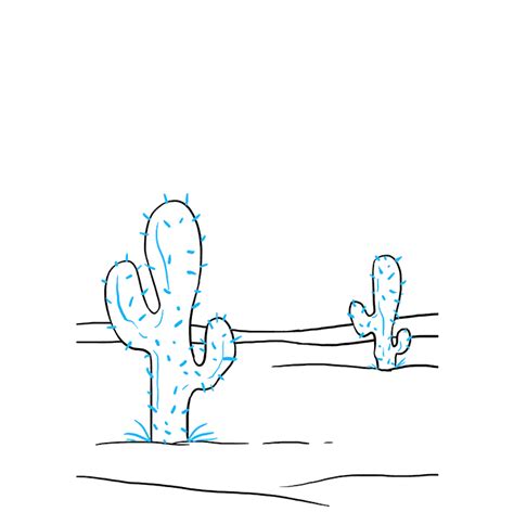 How To Draw A Cactus Really Easy Drawing Tutorial