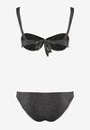 Czarne Dwucz Ciowe Bikini Biustonosz Wi Zany Na Plecach Majtki Typu Figi Tiamanis Born Be