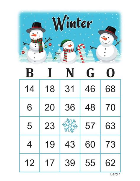 A Printable Christmas Game With Three Snowmen And The Wordwinteron It