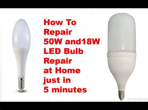 How To Repair V Led Bulb Hiw To Repair V Led Bulb Repair At Home