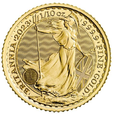 Купить монету Великобритании Британия 2023 г., золотая, 3.11 гр. золота ...