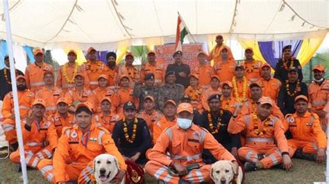 NDRF Teams Return To Ghaziabad After Rescue Op In Earthquake Hit Turkey