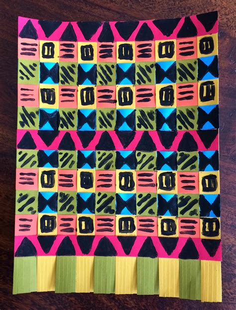 Marie's Pastiche: Learn all about Ghanaian Kente Cloth with Books & Crafts