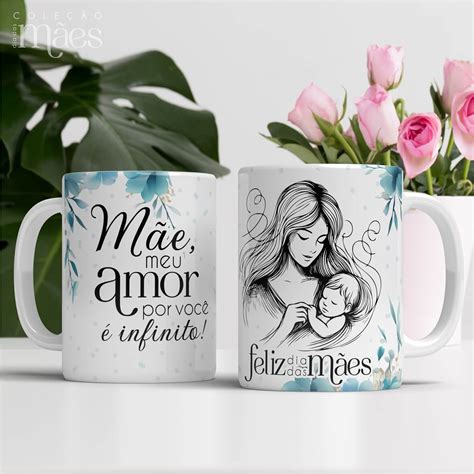 Arte Para Dia Das Maes - 40 Artes para Caneca e Azulejo Dia das Mães Arquivo Editável