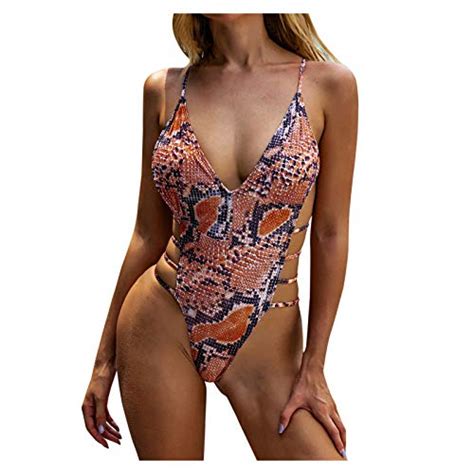 Lenago One Piece Bikini For Women Snake Print Ha In Pakistan Wellshop Pk