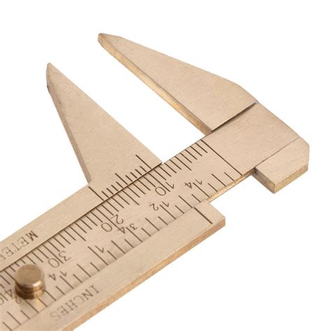 Mini Brass Sliding Gauge Vernier Bead Jewelry Cali Grandado