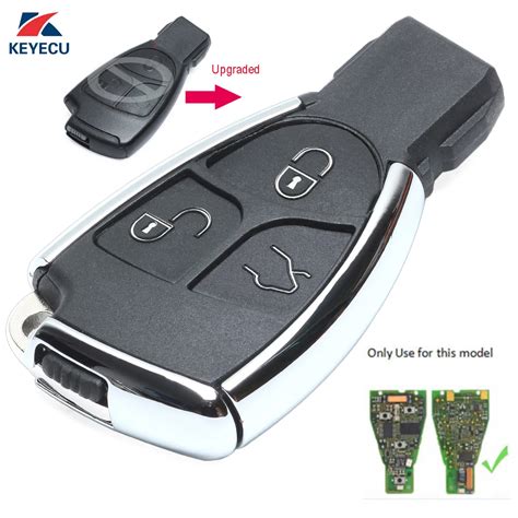 Keyecu Replacement Modified Remote Car Key Shell Case Fob Button For