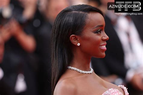 Aja Naomi King Sexy Seen Showing Off Her Hot Tits At The Annual Cannes Film Festival AZNude