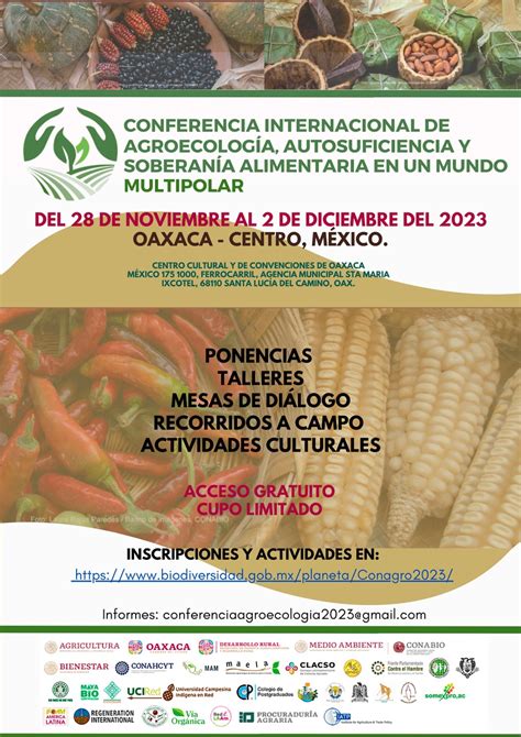 Conferencia Internacional De Agroecolog A Universidad Aut Noma Chapingo