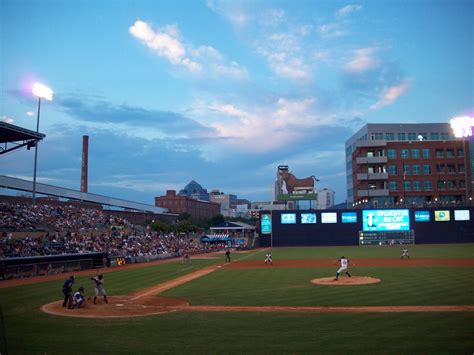 Durham Nc Durham Bulls Athletic Park And Fullsteam Brewing Company