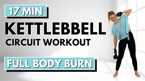 🔥17 Min Tabata Kettlebell Circuit Workout🔥full Body Muscle Tone🔥one