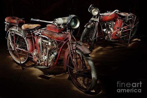 Indian Hedstrom And Powerplus Photograph By Frank Kletschkus Fine Art