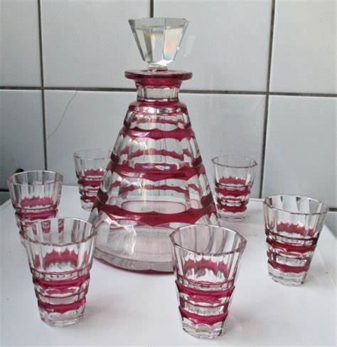 Val Saint Lambert Set Kristallen Karaf 6 Glazen Art Catawiki