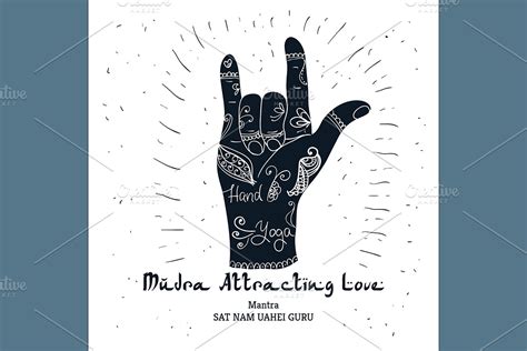 №111 Mudra attracting love ~ Illustrations ~ Creative Market