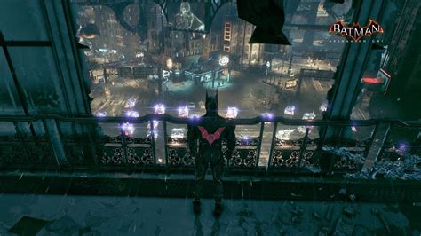 Batman Beyond Evolved Suit Assault On Gcpd Batman Arkham Knight