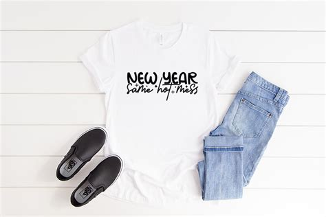 New Year Same Hot Mess Happy New Year SVG ArtBubbles