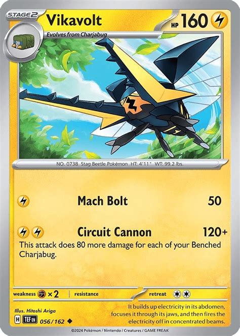 Vikavolt (sv5-56) - Pokémon Card Database - PokemonCard