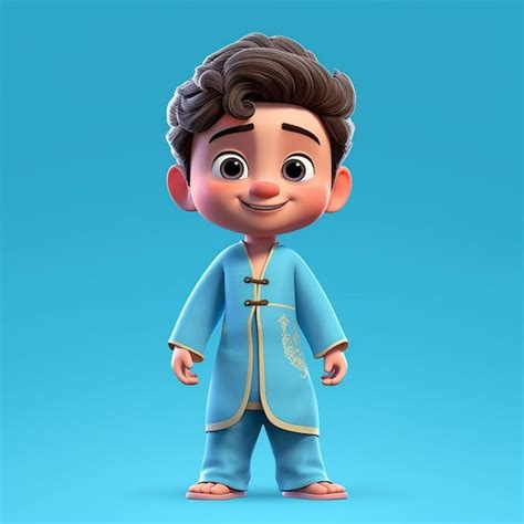 Un Personaje De Dibujos Animados Con Un Traje Azul Que Dice Pixar En