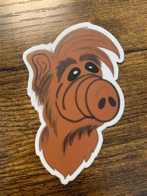 Alf Fan Art Sticker Etsy