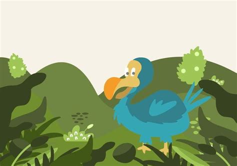 Dodo Illustration Eps Svg Vector Uidownload