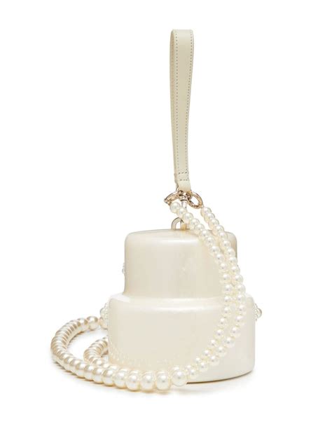 Simone Rocha Pearl Embellished Cake Mini Bag Farfetch