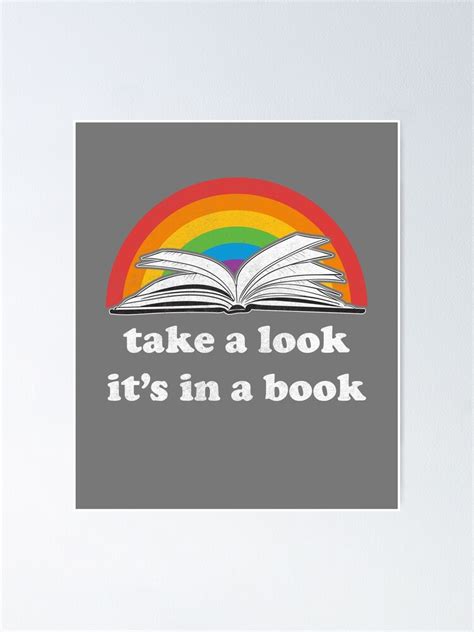 Take A Look Its In A Book Retro Inspired Reading Rainbow Poster For Sale By Kellydesignco