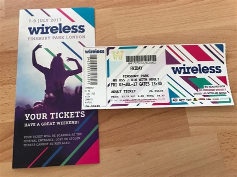 Wireless Festival Ticket - Friday 7th July | in Hadleigh, Suffolk | Gumtree