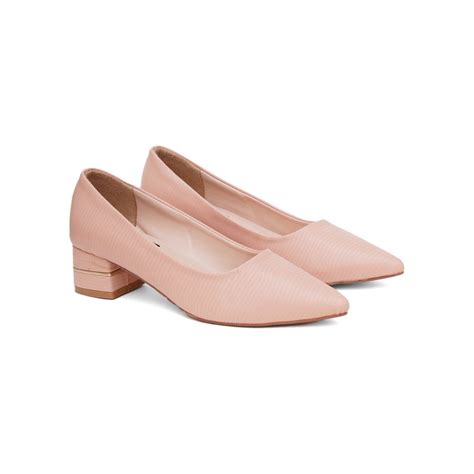 Buy Sherrif Shoes Womens Nude Color Pumps Online