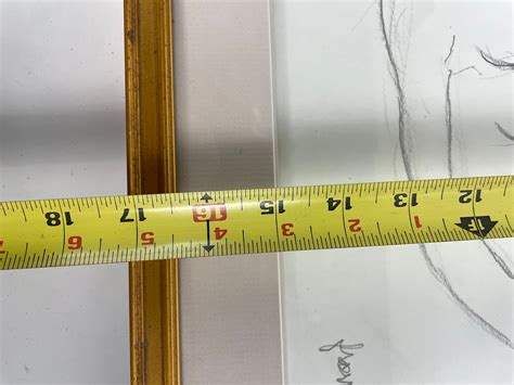 Framed Double Sided Nude Pencil Sketch Signed Auctionninja