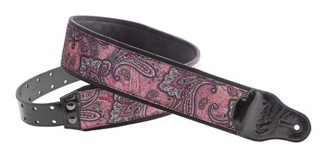 Righton Straps J Paisley Velvet Burgundy