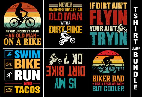 Biker Bike Lover T Shirt Design Bundle Graphic By T Shirt Design Bundle