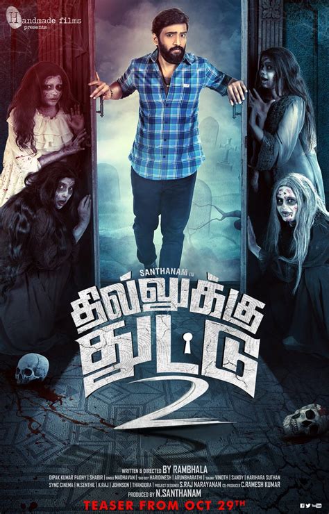 Santhanams Dhilluku Dhuddu 2 First Look Poster Is Out Photosimages