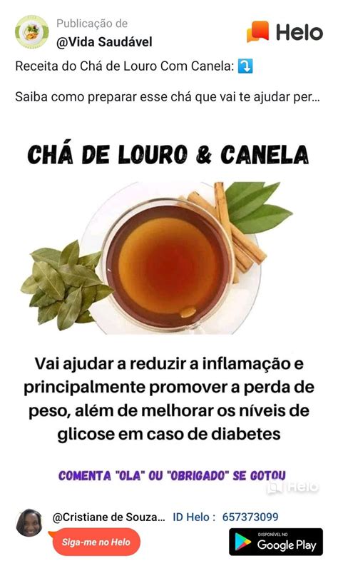 Pin de Cristiane Guedes em Saúde e Boa Forma Chás medicinais Receita