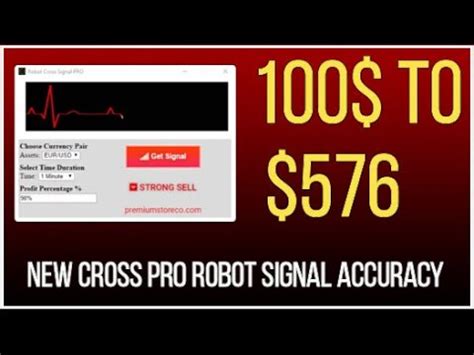 New Cross Pro Robot Signal Accuracy To In Quotex Option