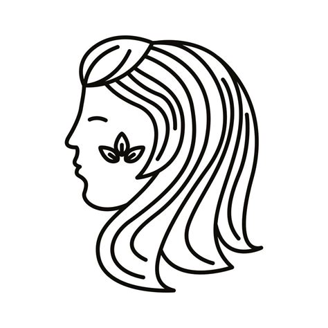 Virgo Zodiac Sign Line Style Icon 2516350 Vector Art At Vecteezy