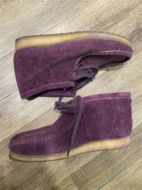 Clarks Clarks Purple Wallabees | Grailed