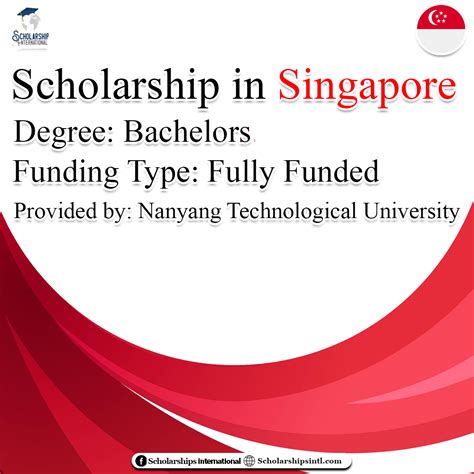 Nanyang Scholarship Cn Yang Scholars Programme Ntu 2024 In Singapore