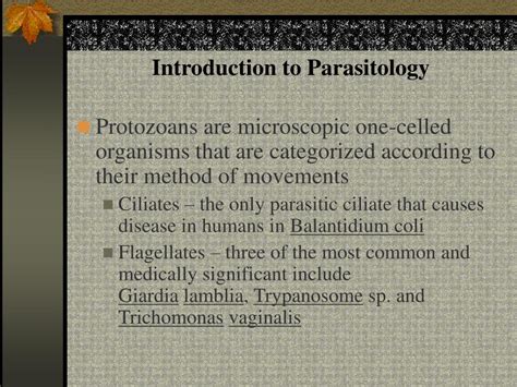 Ppt Introduction To Parasitology Powerpoint Presentation Free Download Id 162925