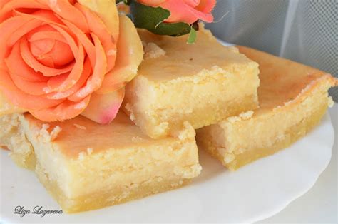 MY FOOD или проверено Лизой: Кремовые лимонные квадратики